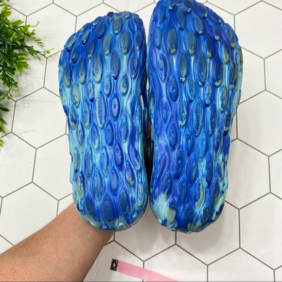 Merrell Hydro Moc Water Clogs, Size 8 Tie Dye Blue Vegan Friendly Lightweight - Picture 6 of 8